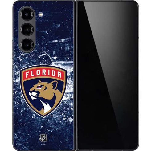 NHL Florida Panthers Frozen Galaxy Z Fold5 5G Skin
